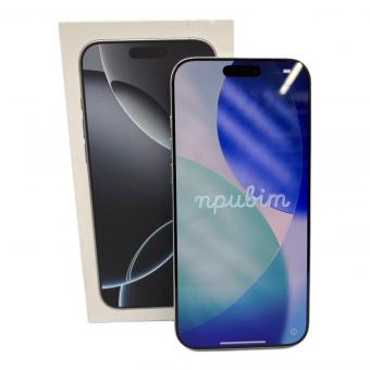 Apple (アップル) iPhone16 Pro Max MYWH3J/A サインアウト確認済 357196590496886 ○ SIM FREE 修理履歴無し 256GB バッテリー:Aランク(95%) 程度:Bランク 2024年発売