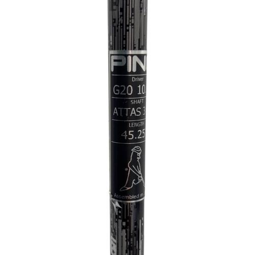 PiNG (ピン) ドライバー G20 フレックス【S】 ロフト角【10.5°】 ATTAS 3 6S 45.25 純正グリップ消耗