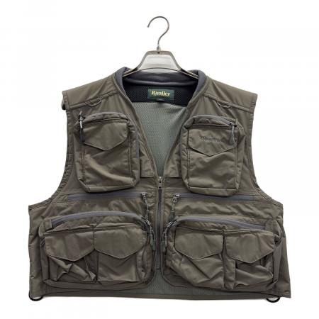 Rivalley フィッシングベスト LLサイズ グレー Rivalley (リバレイ) フィッシングウェア メンズ SIZE LL グレー RV