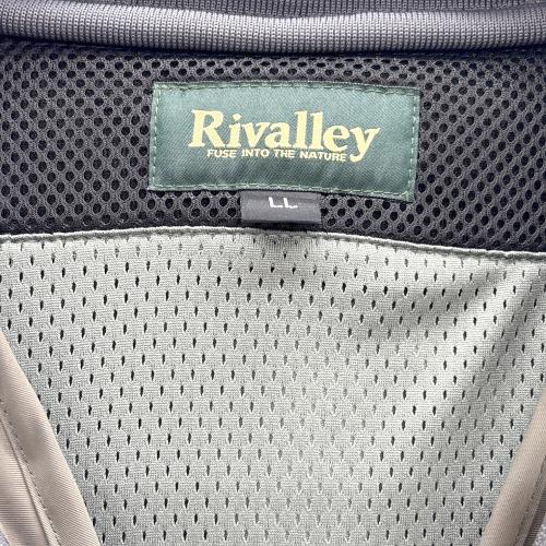 Rivalley (リバレイ) フィッシングウェア メンズ SIZE LL グレー RV ストリームガイドベストⅡ VV-2303