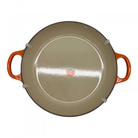 LE CREUSET (ルクルーゼ) キャセロール SIZE 26cm オレンジ (ブラック