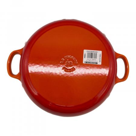 Le Creuset ビュッフェキャセロール　26cm オレンジ Amazon｜ビュッフェ・キャセロール 26cm オレンジ｜両手鍋 オンライン通販