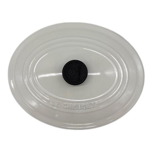 LE CREUSET (ルクルーゼ) 両手鍋 ホワイト ココット・オーバル