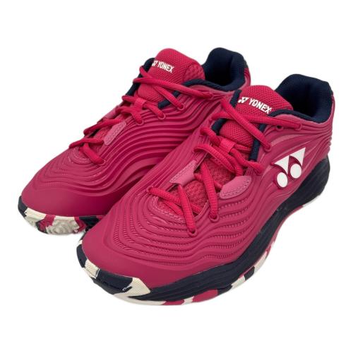YONEX (ヨネックス) フュージョンレブ5 テニスシューズ SHTF5LGC レディース SIZE 24cm ピンク×ネイビー
