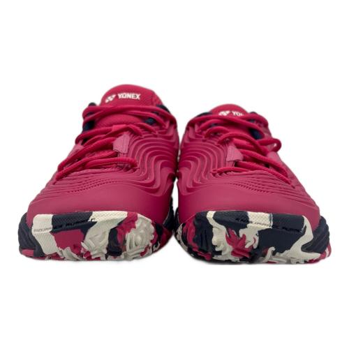 YONEX (ヨネックス) フュージョンレブ5 テニスシューズ SHTF5LGC レディース SIZE 24cm ピンク×ネイビー