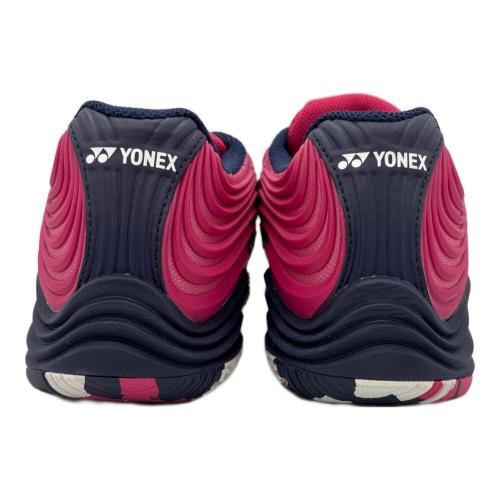YONEX (ヨネックス) フュージョンレブ5 テニスシューズ SHTF5LGC レディース SIZE 24cm ピンク×ネイビー