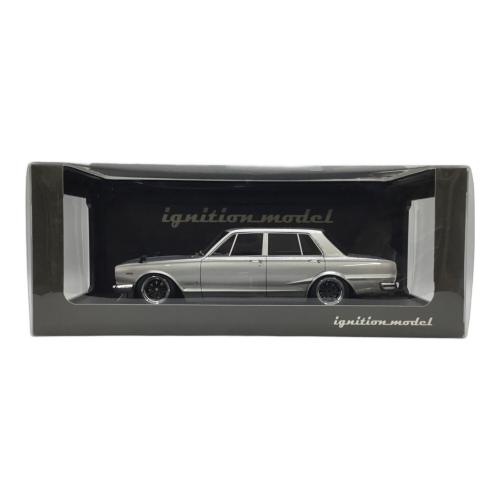 ignition model (イグニッションモデル) ダイキャストカー 1/18 Nissan Skyline 2000 GT-R (PGC10) シルバー IG0749 RSワタナベ14インチホイール