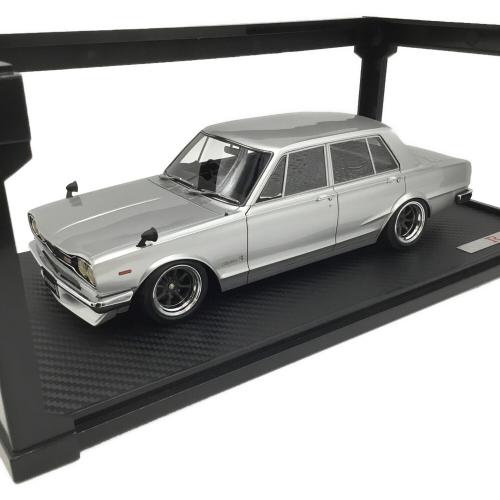 ignition model (イグニッションモデル) ダイキャストカー 1/18 Nissan Skyline 2000 GT-R (PGC10) シルバー IG0749 RSワタナベ14インチホイール