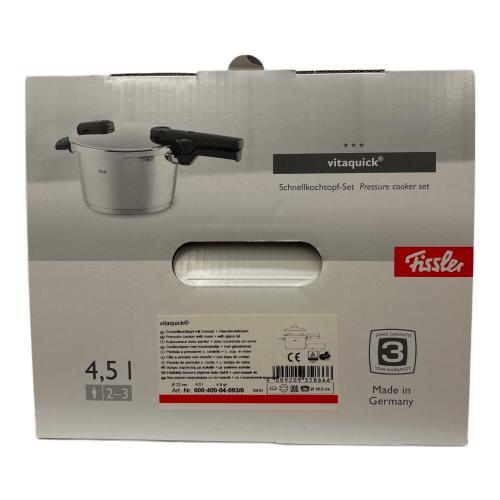 フィスラージャパン株式会社 ビタクイック プラス 4.5L 90-04-11-511 SIZE 22cm PSCマーク(圧力鍋)有