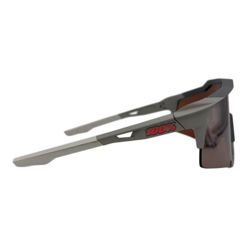 100% (ワンハンドレッド) サングラス 60007-00002 ケース・クリアレンズ付属 フレームグレー