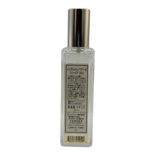 オーデコロン 30ml 残量80%-99% english pear & freesia