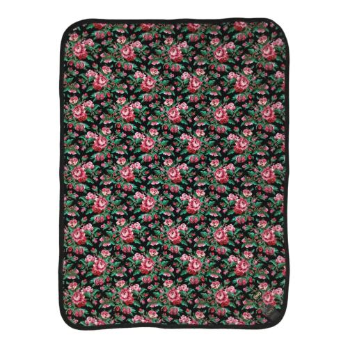 FEILER (フェイラー) 膝掛け ブラック 花柄 約99×74cm