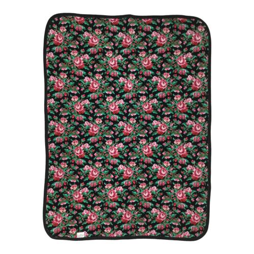 FEILER (フェイラー) 膝掛け ブラック 花柄 約99×74cm