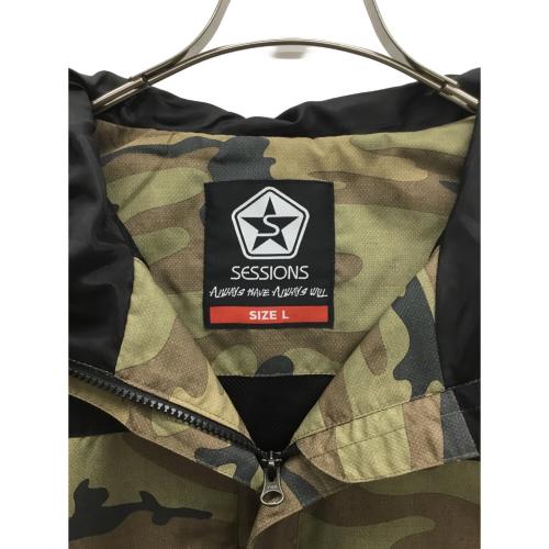 SESSIONS (セッションズ) スノーボードウェア(ジャケット) カモフラ柄 メンズ SIZE L