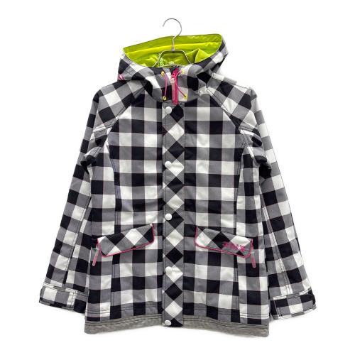X-nix (エクスニクス) XN1820B71 XN1820T71 スノーボードウェア(セット) チェック柄 レディース SIZE S ブラック×ホワイト