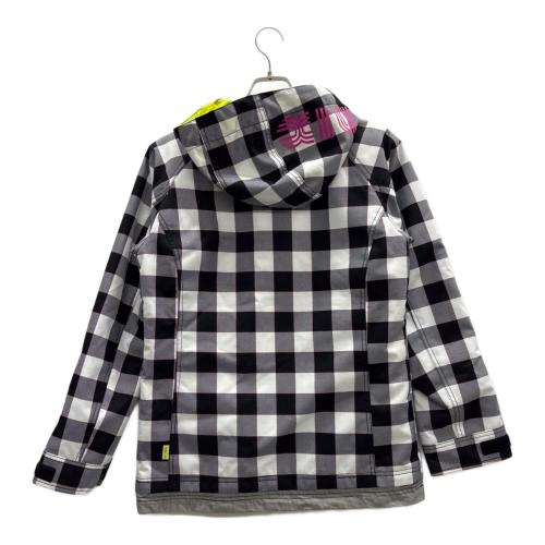 X-nix (エクスニクス) XN1820B71 XN1820T71 スノーボードウェア(セット) チェック柄 レディース SIZE S ブラック×ホワイト