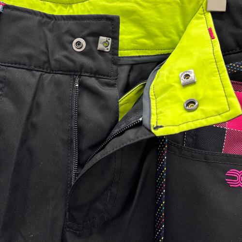 X-nix (エクスニクス) XN1820B71 XN1820T71 スノーボードウェア(セット) チェック柄 レディース SIZE S ブラック×ホワイト