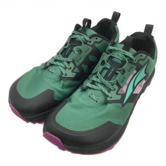 ALTRA (アルトラ) トレイルランニングシューズ 508703 メンズ SIZE UK 9.5 グリーン×パープル