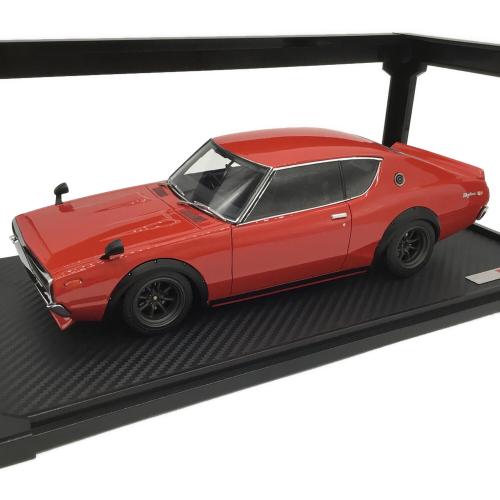 ignition model (イグニッションモデル) ダイキャストカー 1/18 Nissan Skyline 2000 GT-R KPGC110 レッド 1845