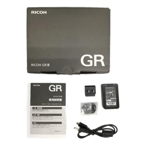 RICOH (リコー) コンパクトデジタルカメラ GRⅢ 2019年モデル