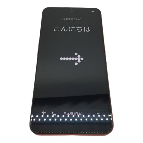NOTHING (ナッシング) Phone 3a lite A001T レッド