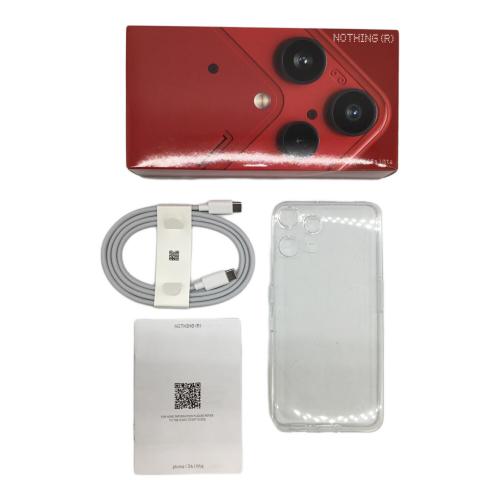 NOTHING (ナッシング) Phone 3a lite A001T レッド