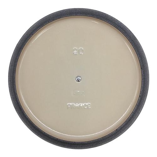 LE CREUSET (ルクルーゼ) 両手鍋 20cm オレンジ ココット・ロンド