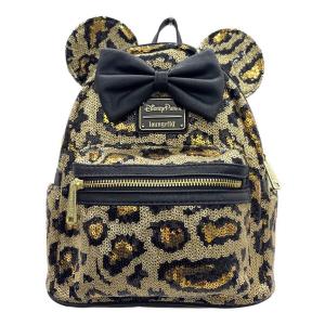 Disney PARKS (ディズニーパーク) リュック レディース ブラック×ゴールド