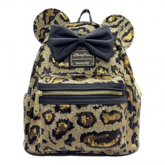 Disney PARKS (ディズニーパーク) リュック レディース ブラック×ゴールド