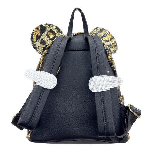 Disney PARKS (ディズニーパーク) リュック レディース ブラック×ゴールド