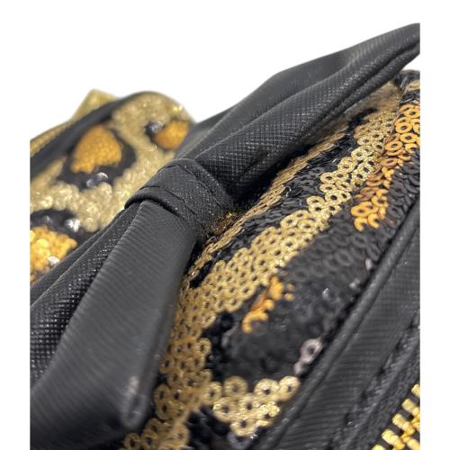 Disney PARKS (ディズニーパーク) リュック レディース ブラック×ゴールド