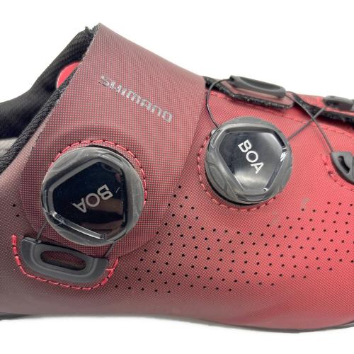 SHIMANO (シマノ) ビンディングシューズ SHXC701M メンズ 27.8cm レッド
