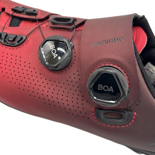 SHIMANO (シマノ) ビンディングシューズ SHXC701M メンズ 27.8cm レッド