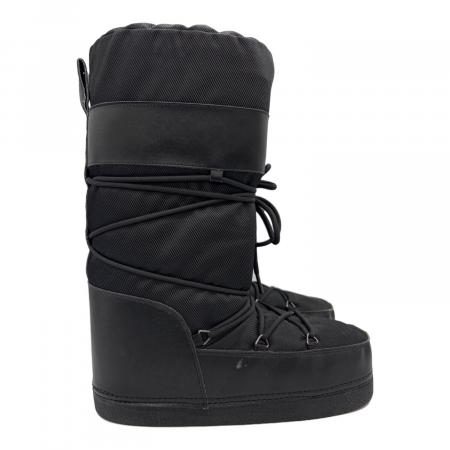 美品HUNTER☆UK4スノーキルトブーツ 黒ハンター23~23.5スノーブーツ HUNTER (ハンター) スノーブーツ W24357 メンズ SIZE EU39-41 ブラック