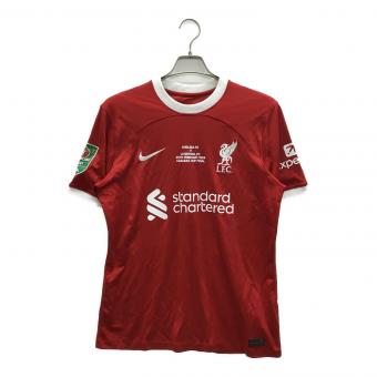 NIKE (ナイキ) リバプールFC 2024カラバオカップ決勝レプリカユニフォーム カーティス・ジョーンズ ゲームシャツ メンズ SIZE L レッド
