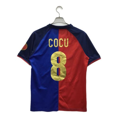 NIKE (ナイキ) FCバルセロナ 100周年 99/01 ホームレプリカユニフォーム フィリップ・コクー ゲームシャツ メンズ SIZE S レッド×ブルー