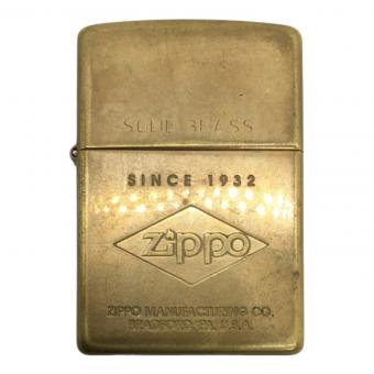 ZIPPO (ジッポ) SOLID BRASS 2000年製 オイルライター
