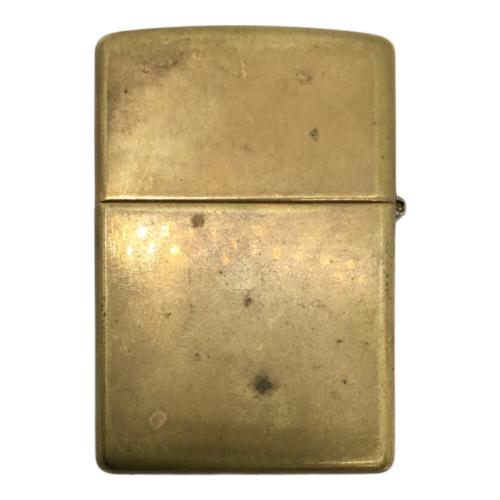 ZIPPO (ジッポ) SOLID BRASS 2000年製 オイルライター