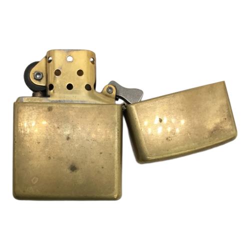 ZIPPO (ジッポ) SOLID BRASS 2000年製 オイルライター
