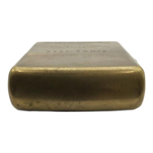ZIPPO (ジッポ) SOLID BRASS 2000年製 オイルライター