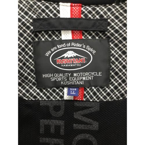 KUSHITANI (クシタニ) コンテンドジャケット K-2331 メンズ SIZE LL ブラック×レッド