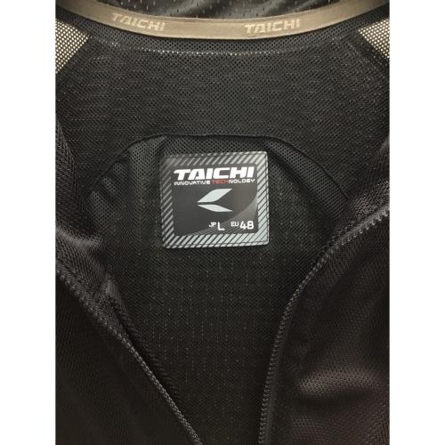 TAICHI (タイチ) クルー メッシュ ジャケット RSJ289 メンズ SIZE L ブラック×ホワイト