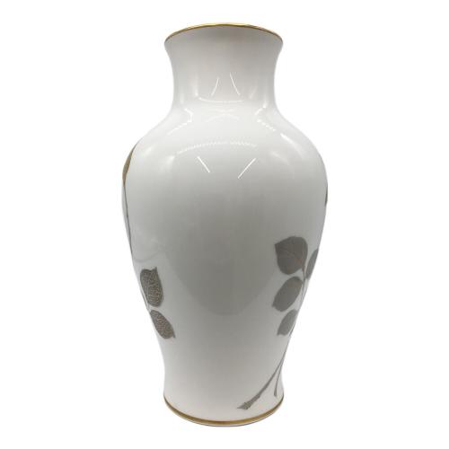 大倉陶園 (オオクラトウエン) 花瓶 金蝕バラ