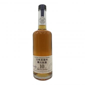 SUNTORY (サントリー) 白州蒸溜所 樽出原酒 10年貯蔵 ジャパニーズウィスキー 600ml