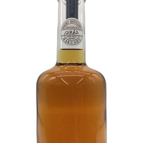 SUNTORY (サントリー) 白州蒸溜所 樽出原酒 10年貯蔵 ジャパニーズウィスキー 600ml