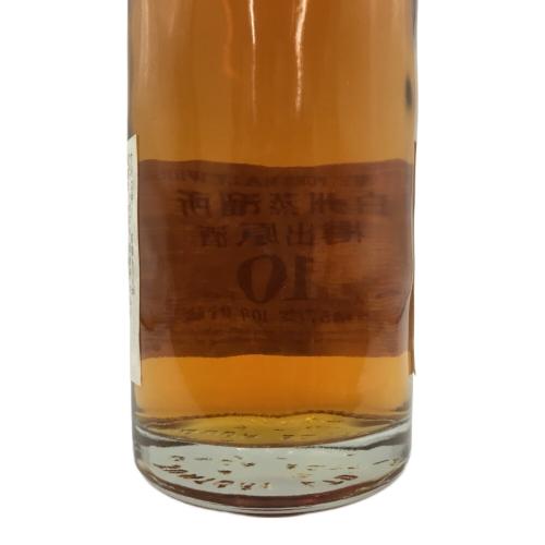 SUNTORY (サントリー) 白州蒸溜所 樽出原酒 10年貯蔵 ジャパニーズウィスキー 600ml