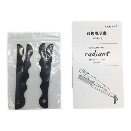 radiant (ラディアント) ヘアーアイロン LM-125-R 28mmモデル