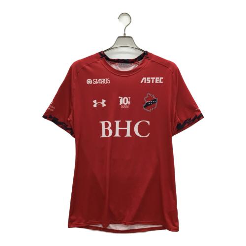 UNDER ARMOUR (アンダーアーマー) いわきFC 10周年記念ユニフォーム 谷村海那 ゲームシャツ SIZE 3XL レッド