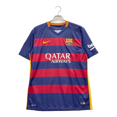 NIKE (ナイキ) FCバルセロナ 15/16ホームユニフォーム ジョルディ・アルバ ゲームシャツ メンズ SIZE L レッド×ネイビー