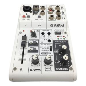 YAMAHA (ヤマハ) ウェブキャスティングミキサー AG03